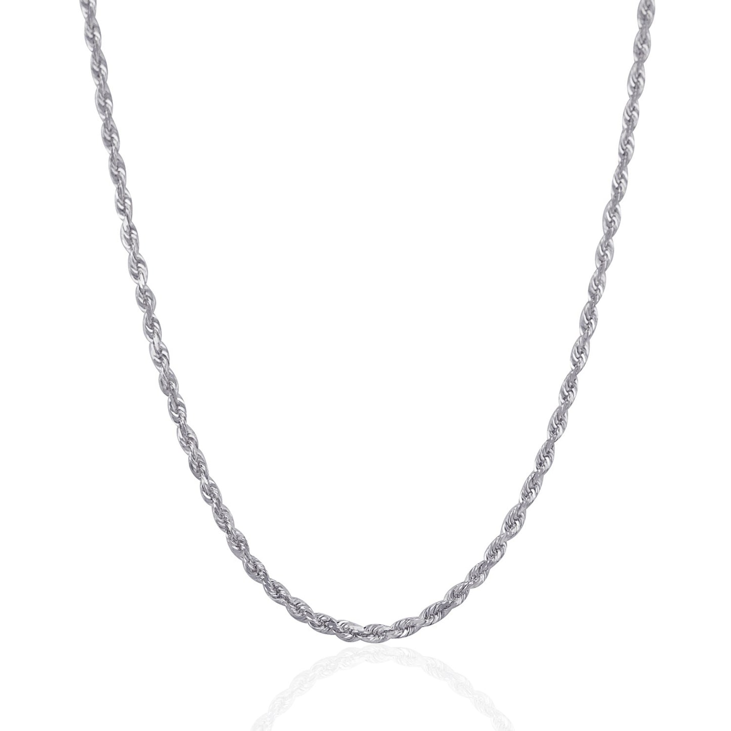 Rope Chain WG Necklace 3mm