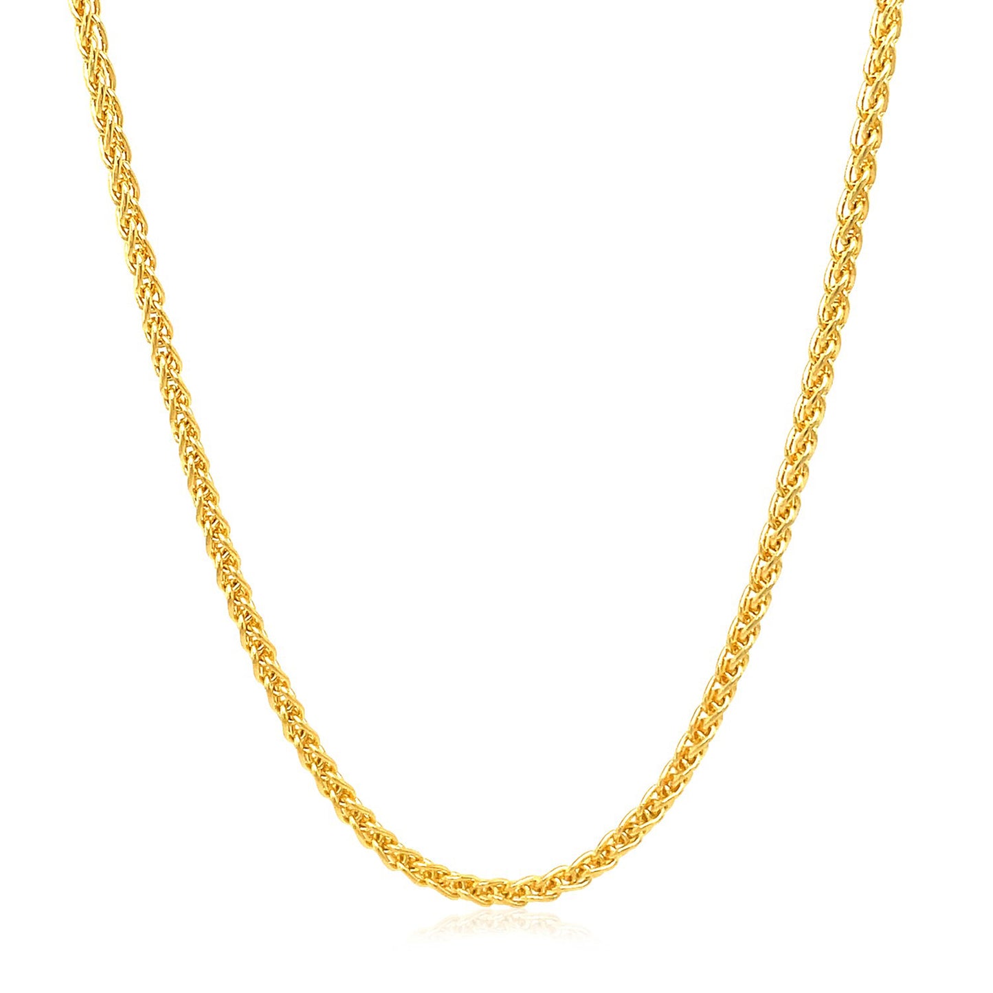Round Wheat Necklace 2.1mm