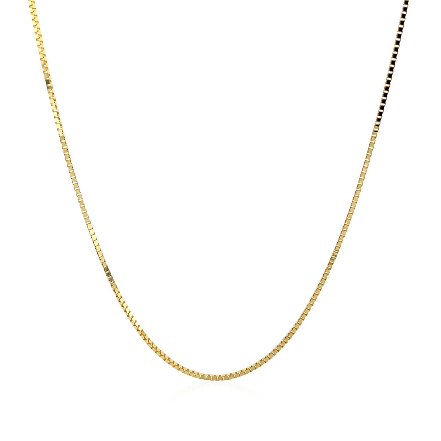 Venetian Box Chain Necklace 0.8mm
