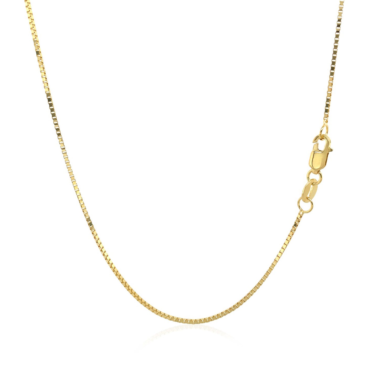 Venetian Box Chain Necklace 0.8mm