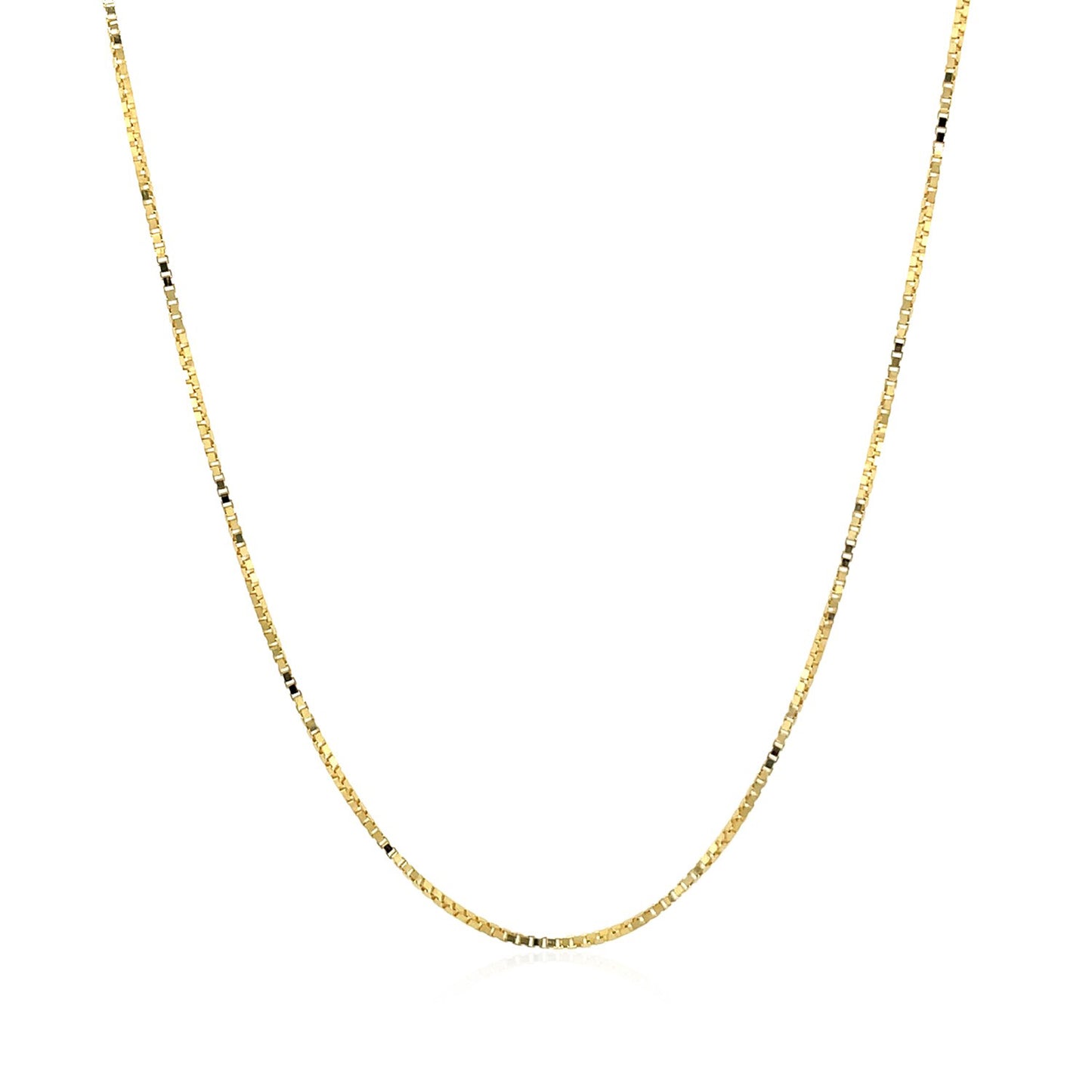 Venetian Box Chain Necklace 0.7mm