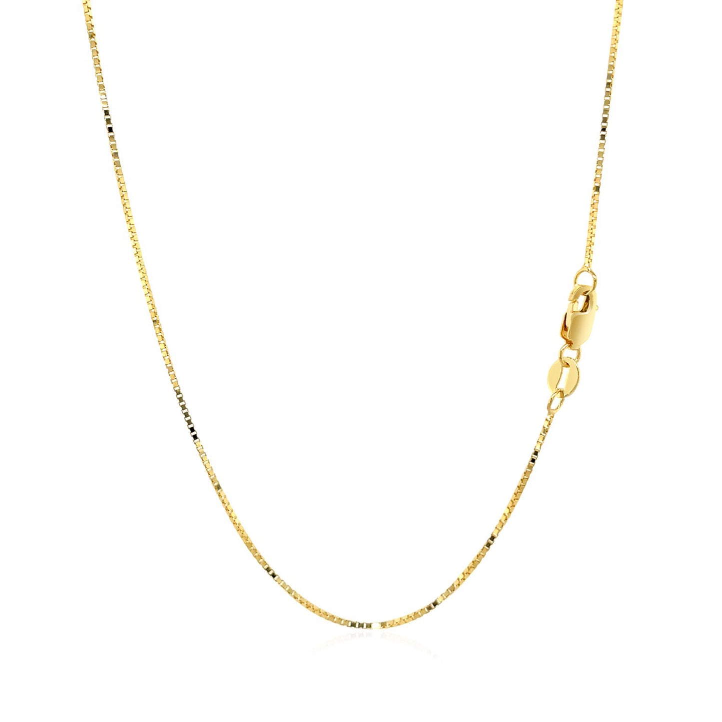 Venetian Box Chain Necklace 0.7mm