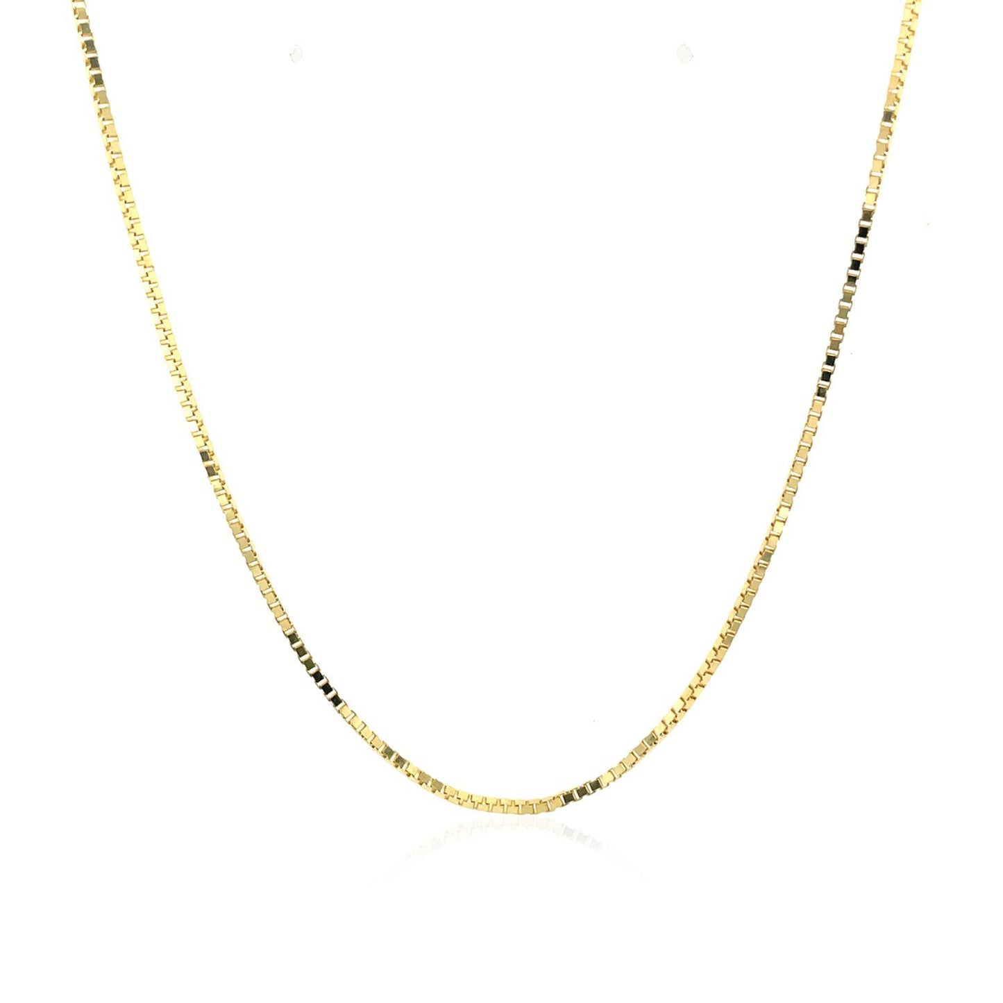 Venetian Box Chain Necklace 0.9mm