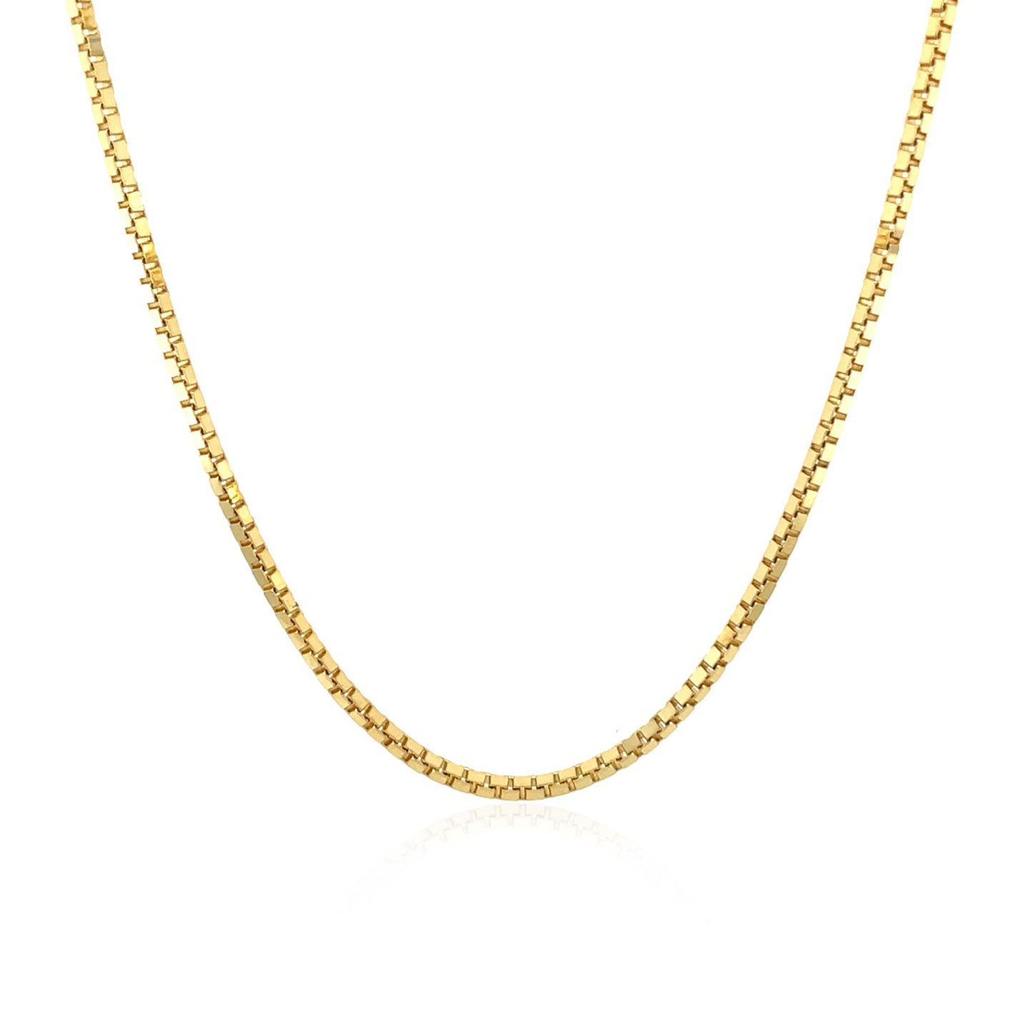 Venetian Box Chain Necklace 1.4mm