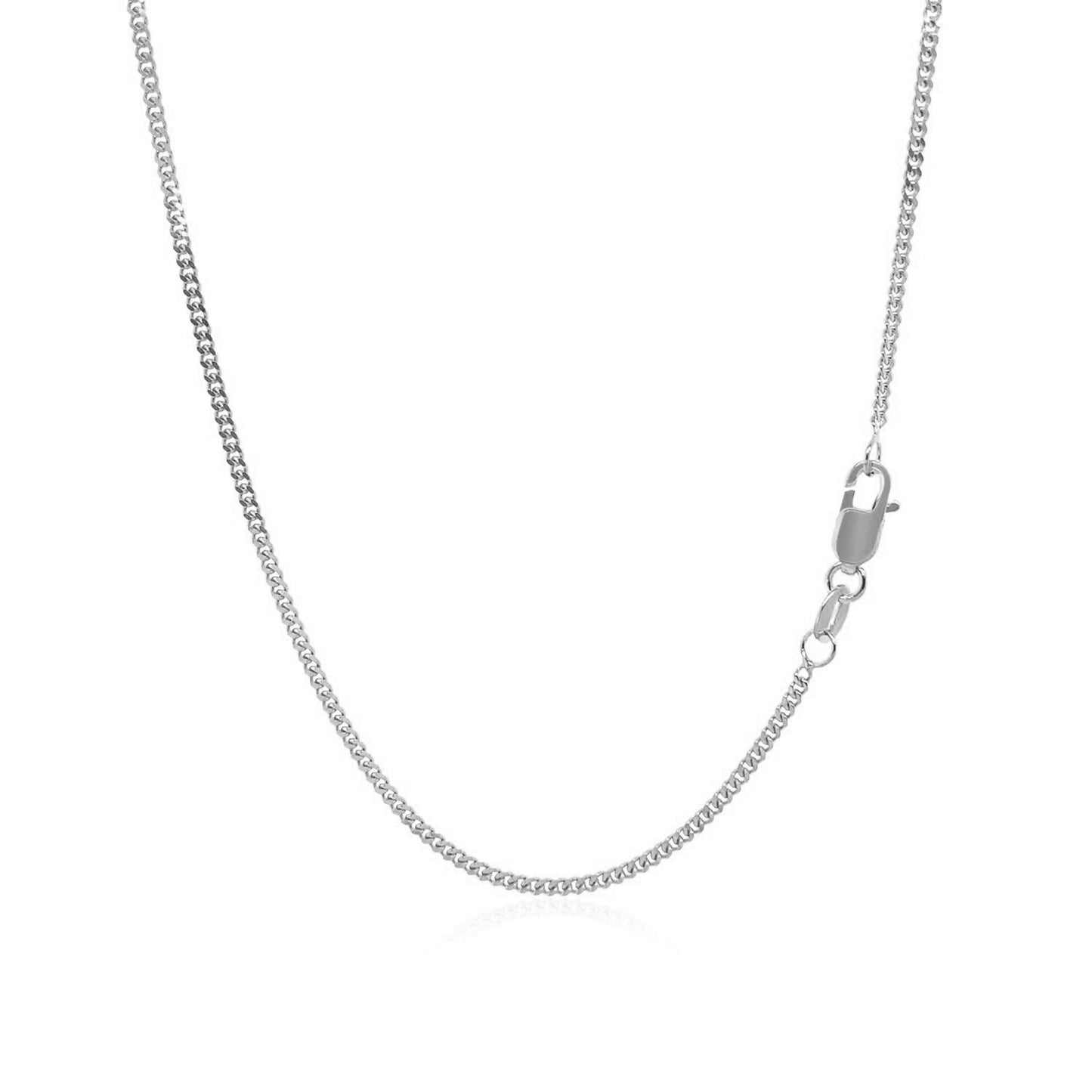 Gourmette Chain WG Necklace 1.5mm