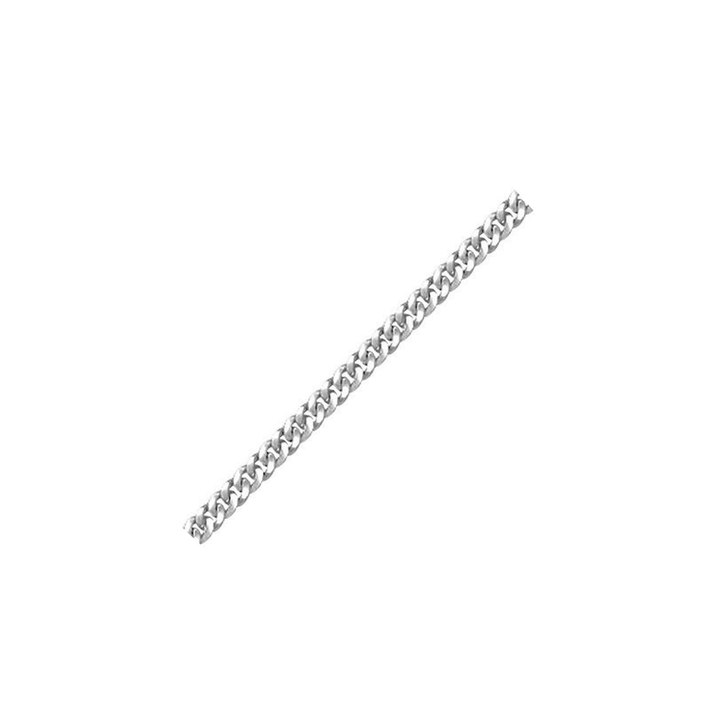 Gourmette Chain WG Necklace 1.5mm