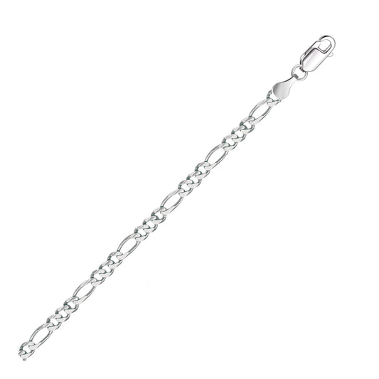 Figaro Chain WG Bracelet 3.8mm