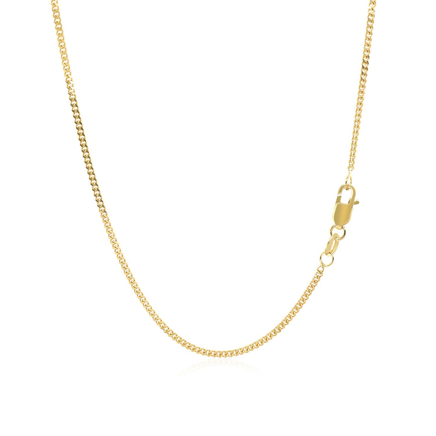 Gourmette Chain Necklace 1.5mm