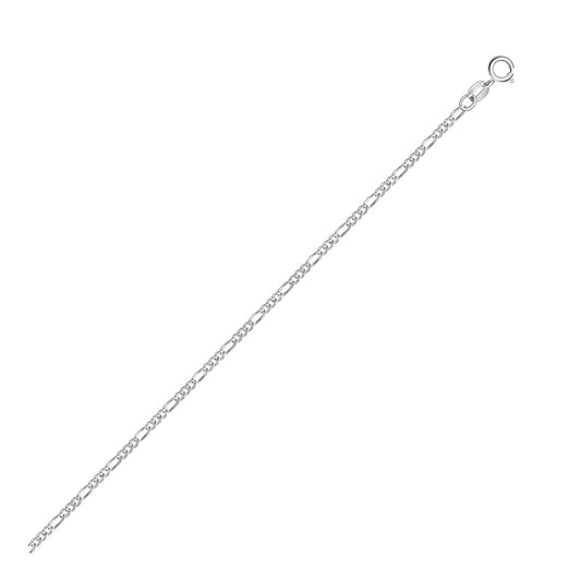 Figaro Chain WG Necklace 1.9mm