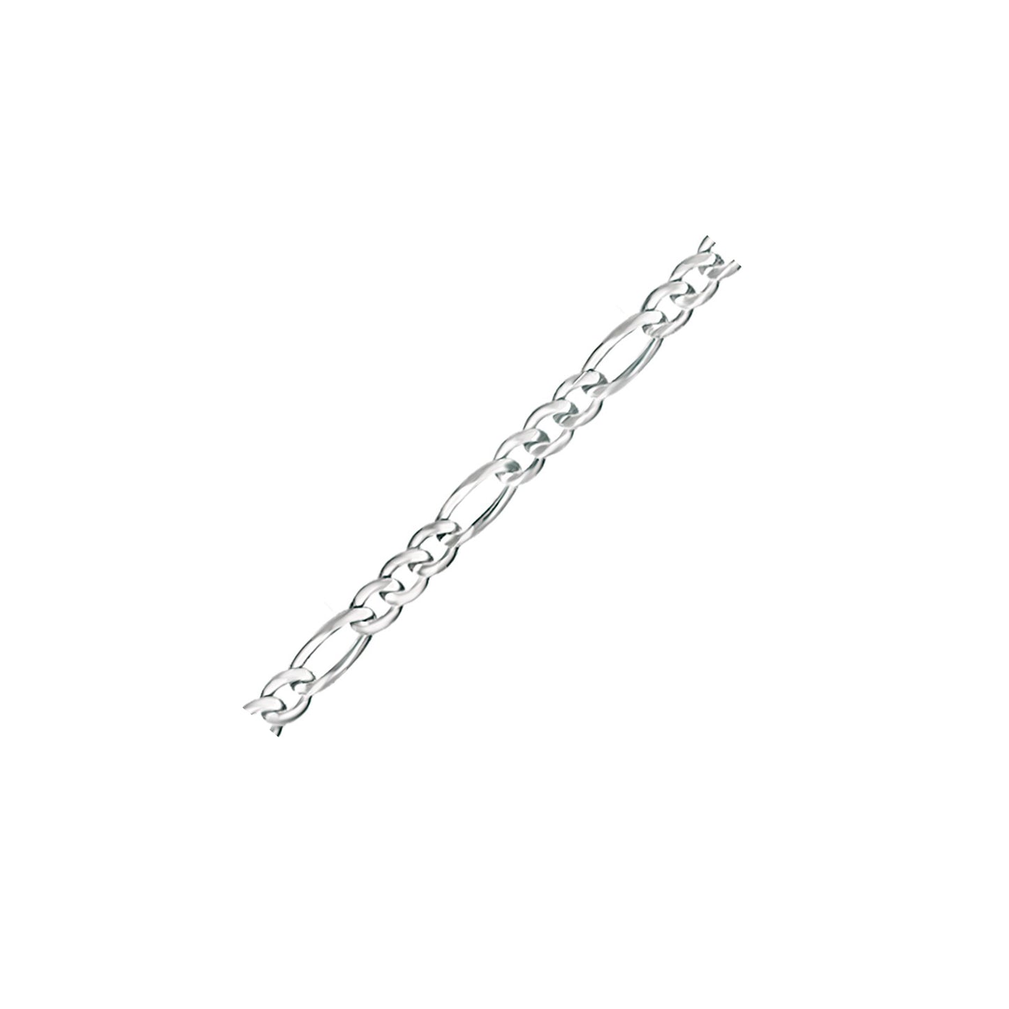 Figaro Chain WG Necklace 1.9mm