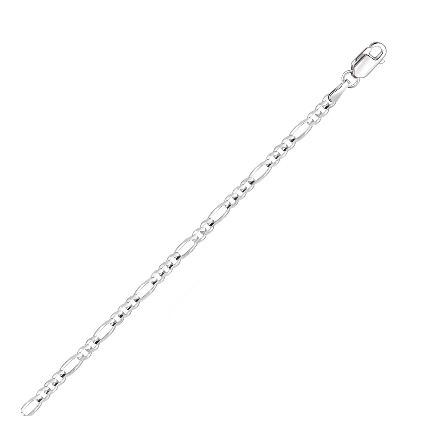 Figaro Chain WG Necklace 3mm