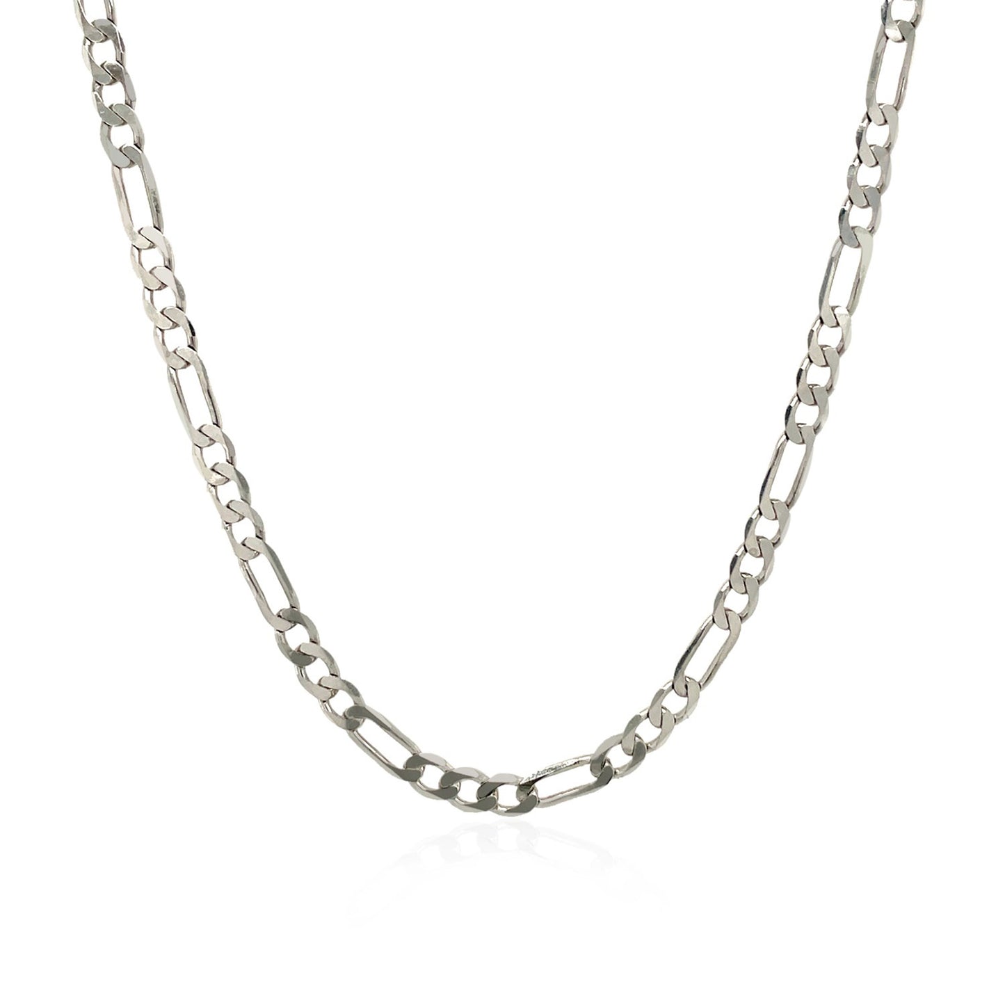 Figaro Chain WG Necklace 3mm