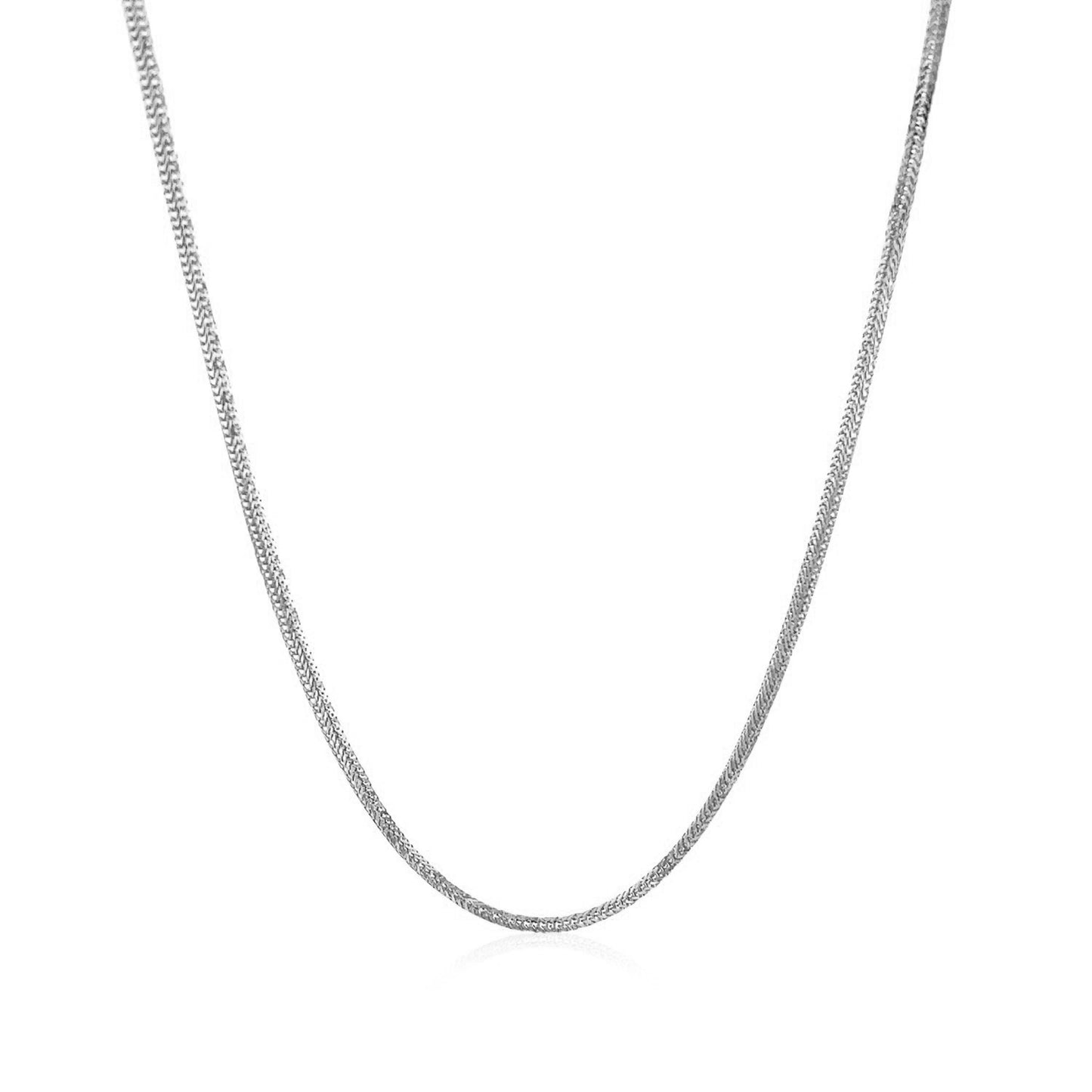 Foxtail WG Necklace 1mm