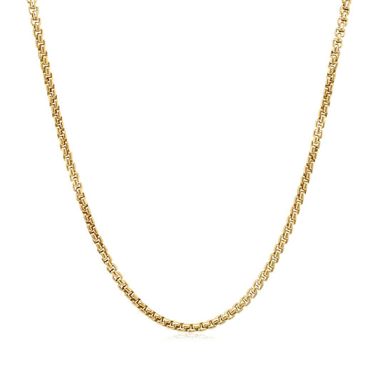 Heavy Round Box Necklace 1.6mm