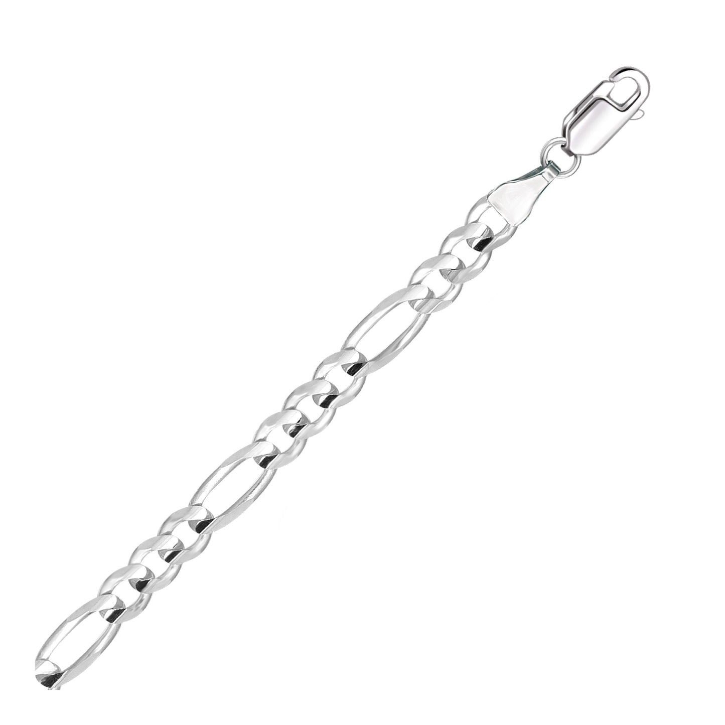 Figaro Chain WG Bracelet 6mm