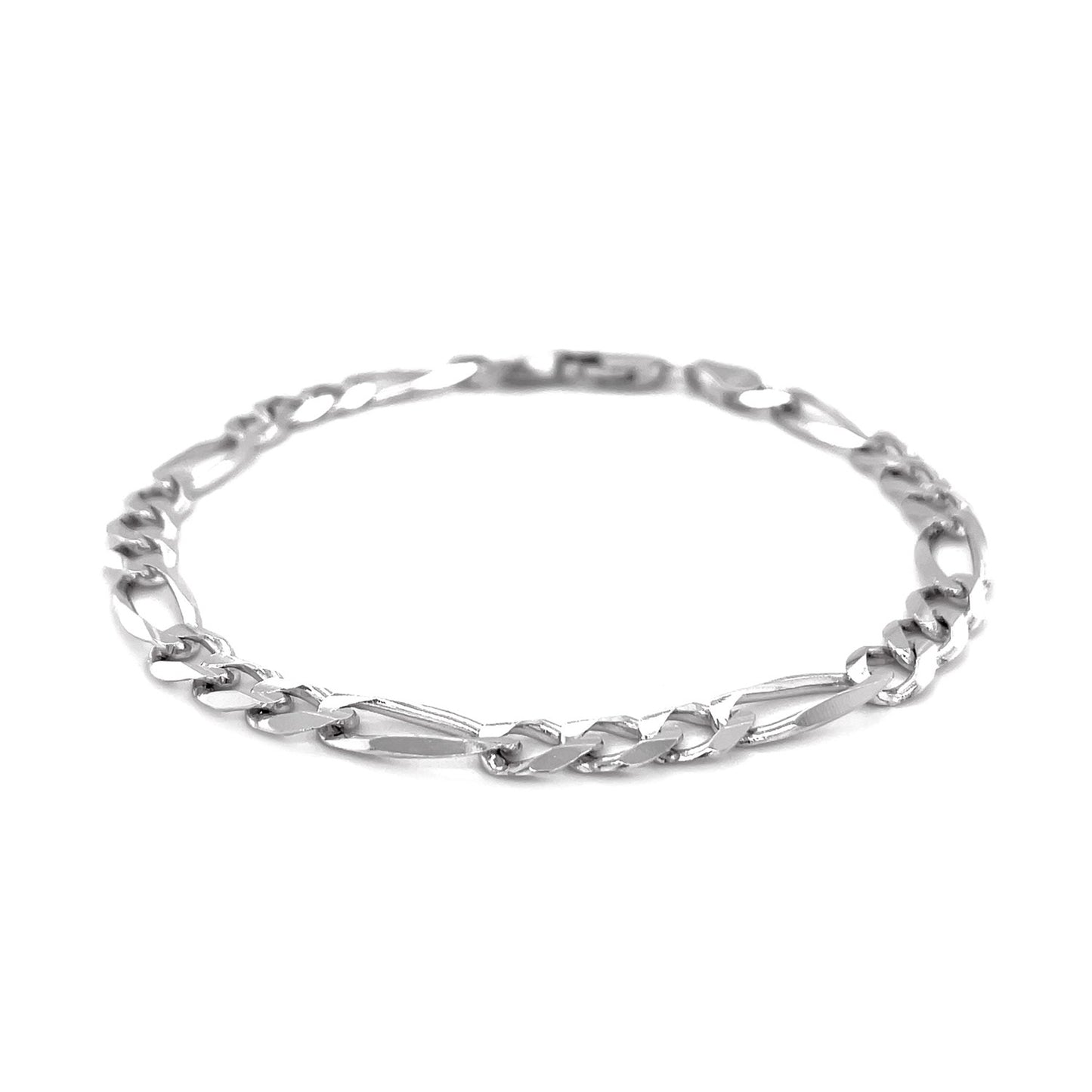 Figaro Chain WG Bracelet 6mm