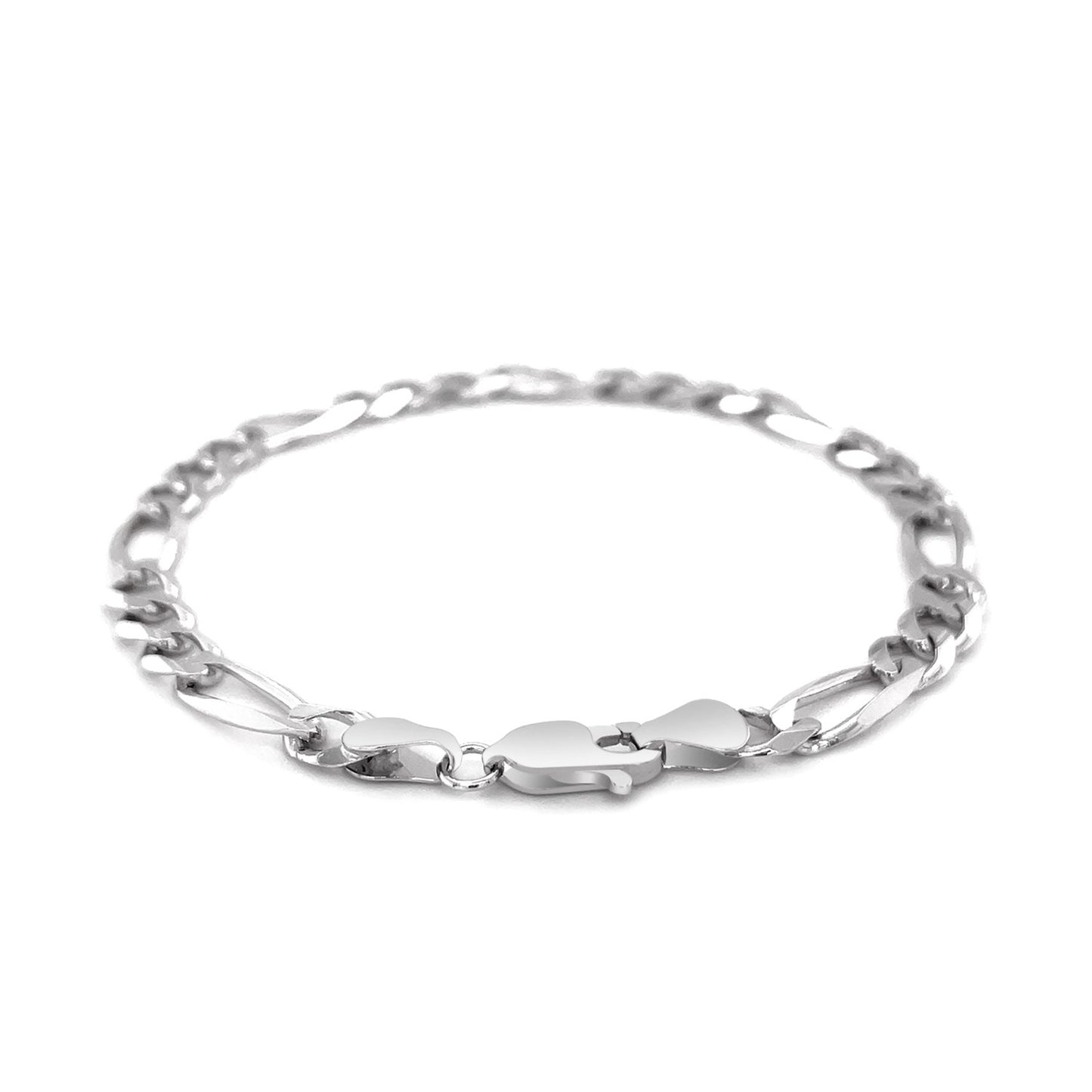 Figaro Chain WG Bracelet 6mm