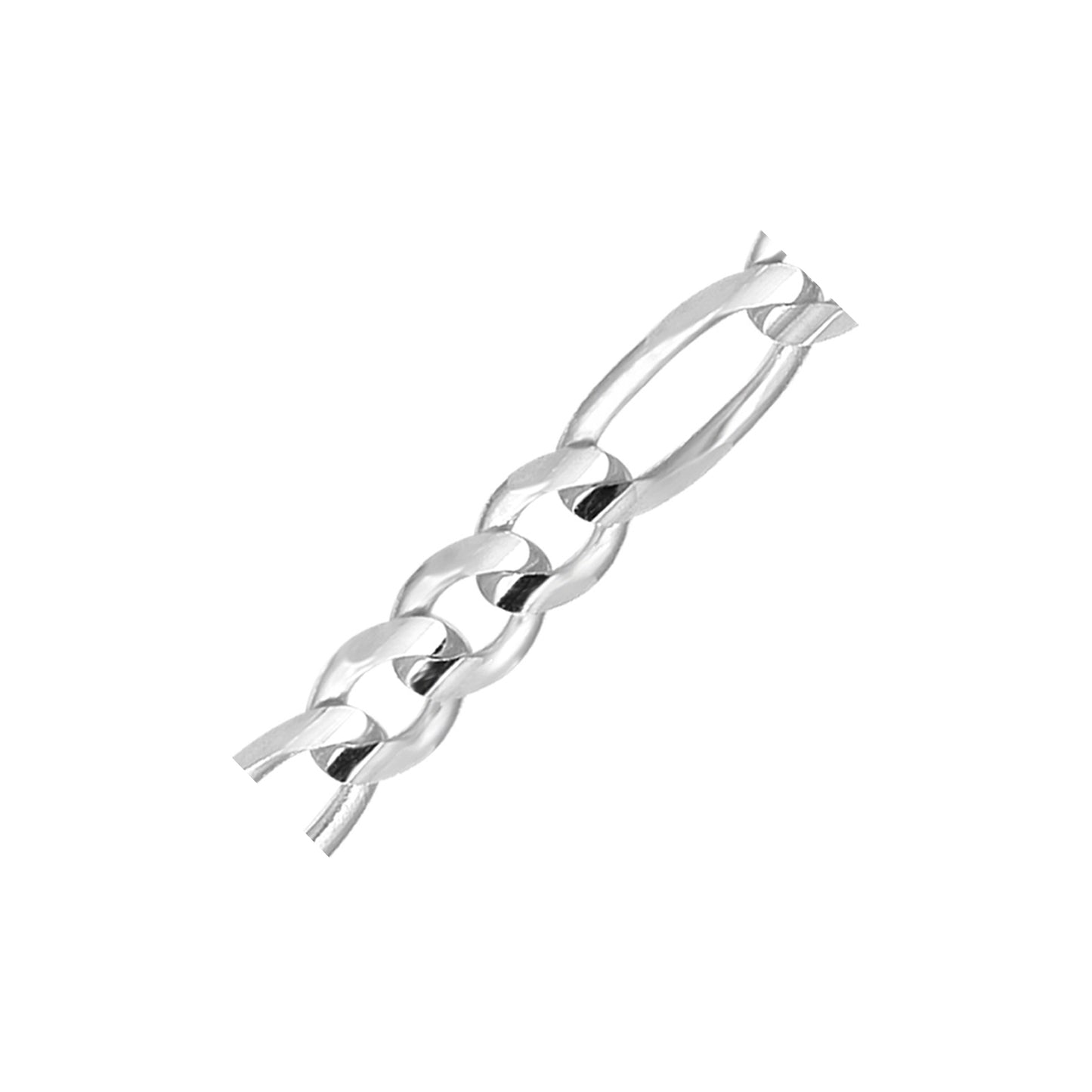 Figaro Chain WG Bracelet 6mm