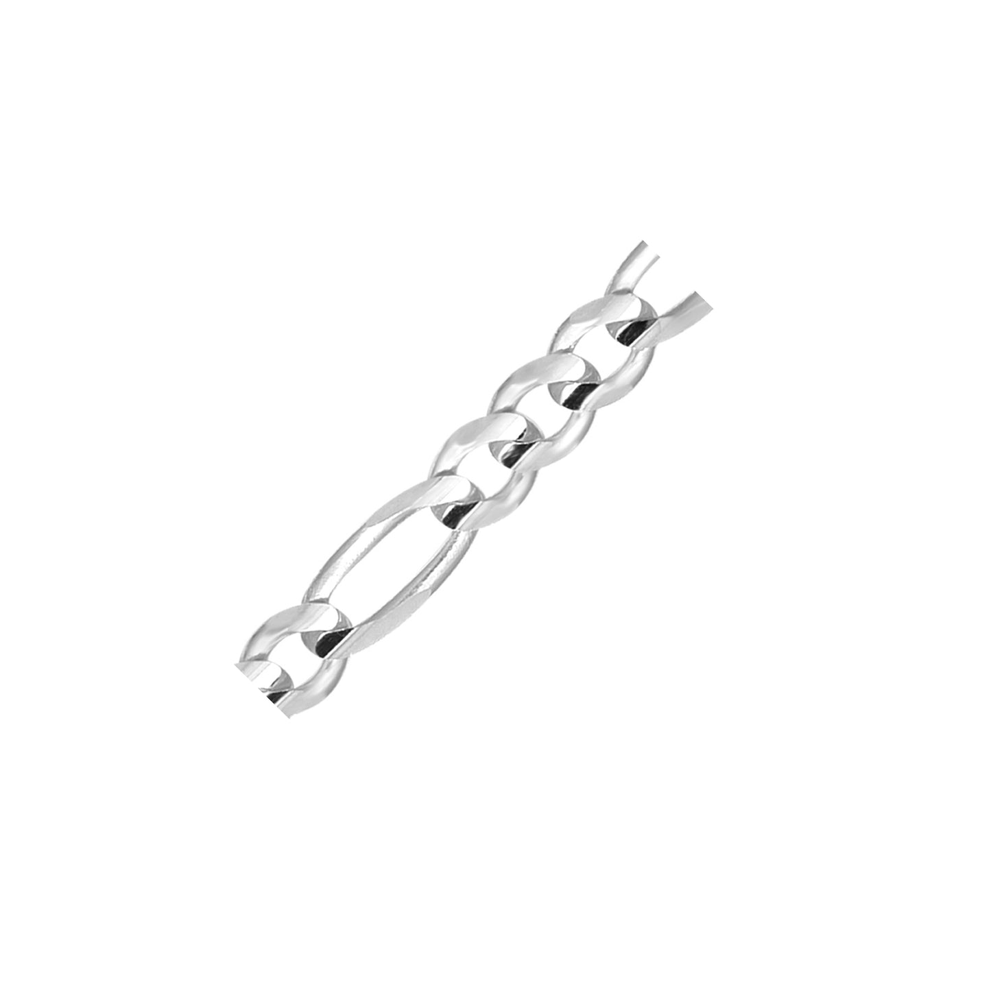 Figaro Chain WG Bracelet 4.5mm