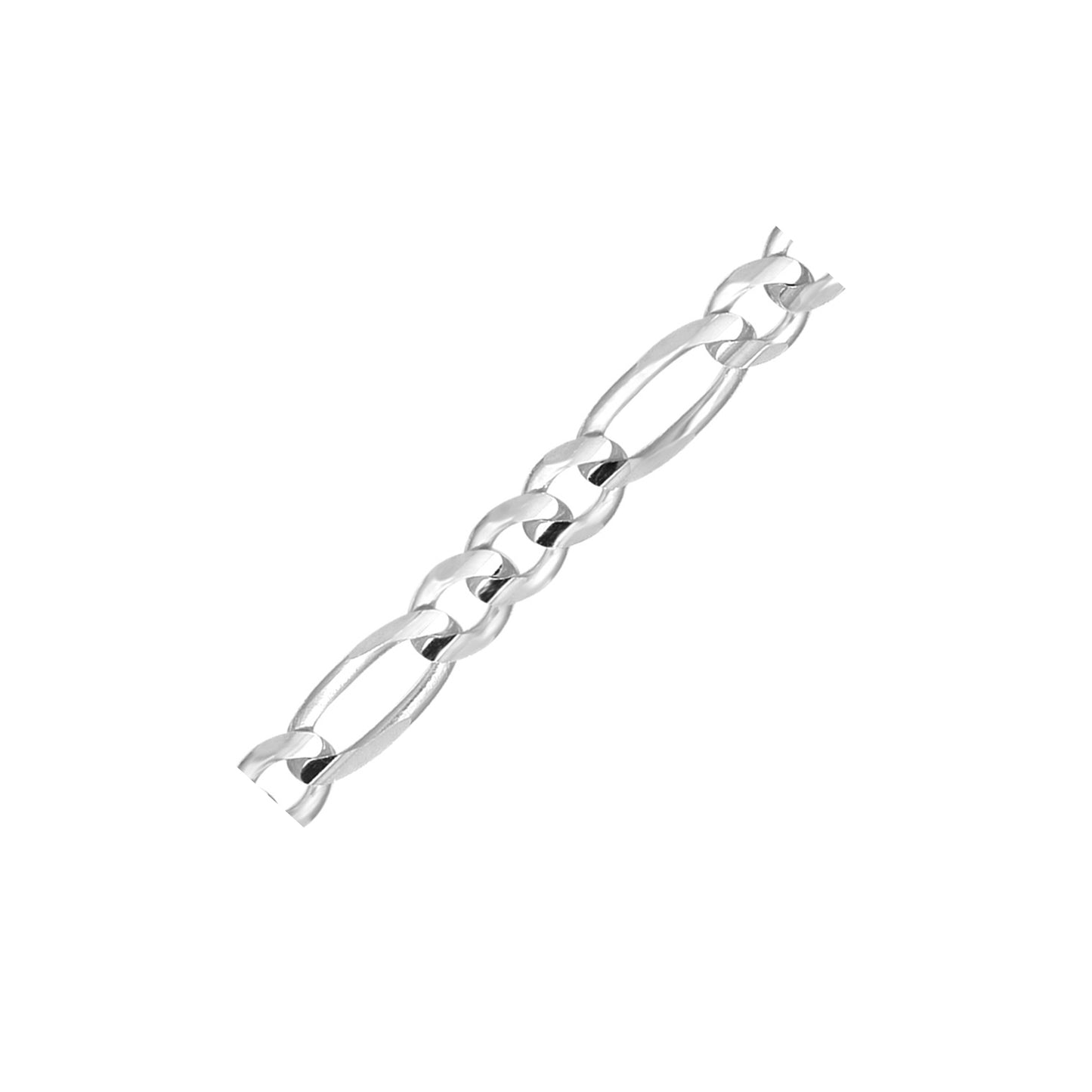 Figaro Chain WG Necklace 2.6mm