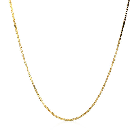 Box Chain Necklace 0.8mm