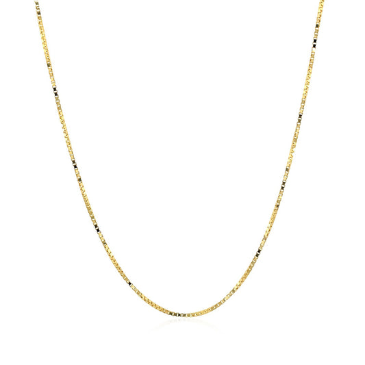 Box Chain Necklace 0.7mm